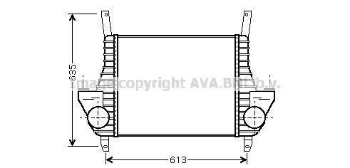 AVA QUALITY COOLING Välijäähdytin IV4079